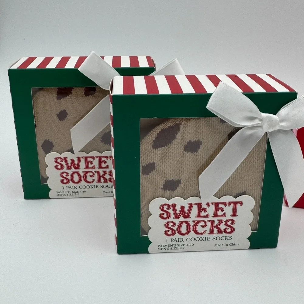 Sweet Socks 6-Pair Novelty Food Socks Bundle NIB Women's 4-10